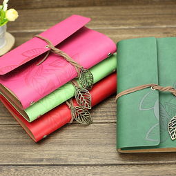 时光印记 韩国创意文具批发中的怀旧复古皮质树叶饰品线圈探秘