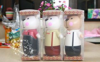 可爱小熊储钱罐 韩国文具中的萌趣之选